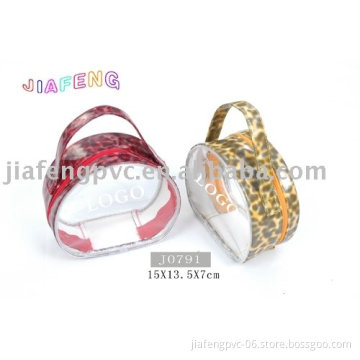 pvc zipper hand bag